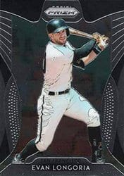 2019 Panini Prizm Base Set Evan Longoria #291 card
