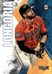 2019 Topps Fire Base Set Evan Longoria #196 card