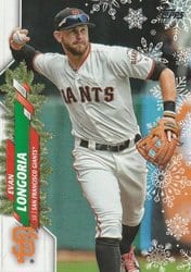 2020 Topps Holiday Base Set Evan Longoria #HW71 card