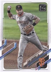 2021 Topps Base Set Evan Longoria #173 card