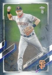 2021 Topps Chrome Ben Baller Edition Base Set Evan Longoria #125 card
