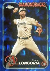 2024 Topps Chrome Sapphire Edition Base Set Evan Longoria #304 card