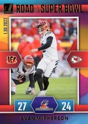 2022 Donruss Road to the Super Bowl Conference Championship Evan McPherson #CC-EM card