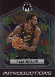 2021-22 Panini Mosaic Introductions Evan Mobley #2 card