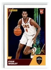 2021-22 Panini NBA Sticker & Card Collection (Brazil) Base Set Evan Mobley #87 card
