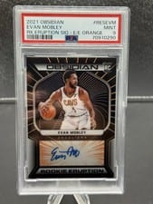 2021-22 Panini Obsidian Rookie Eruption Signatures Evan Mobley #RES-EVM card