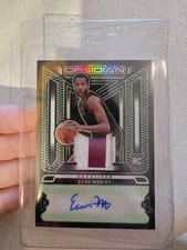 2021-22 Panini Obsidian Rookie Jersey Ink Evan Mobley #RJI-EVM card