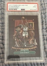 2021-22 Panini One and One Downtown Evan Mobley #18 card