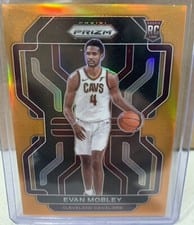 2021 Panini Prizm Evan Mobley Orange Prizm #325 card