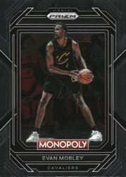 2022-23 Panini Prizm Monopoly Base Set Evan Mobley #17 card