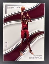 2022 Panini Immaculate Evan Mobley #70 card