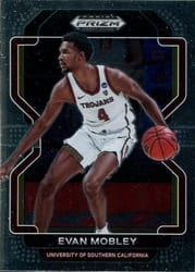 2022 Panini Prizm Draft Picks Base Set Evan Mobley #17 card