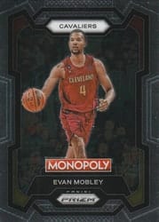 2023-24 Panini Prizm Monopoly Base Set Evan Mobley #20 card