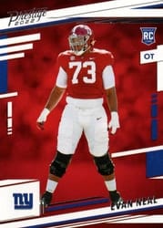 2022 Panini Prestige Base Set Evan Neal #364 card