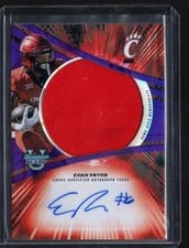 2025 Bowman University Best Prospect Jumbo Relic Autographs Refractor Evan Pryor #JRA-EP card