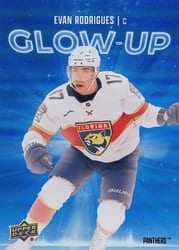 2025-26 Upper Deck Glow-Up Evan Rodrigues #GU-19 card