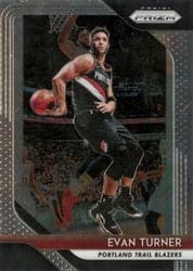 2018-19 Panini Prizm Base Set Evan Turner #101 card
