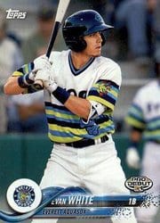 2018 Topps Pro Debut Base Set Evan White #76 card
