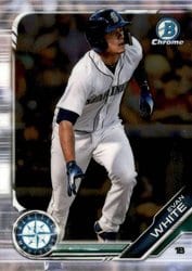 2019 Bowman Chrome Prospects Evan White #BCP-31 card