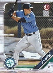 2019 Bowman Draft Base Set Evan White #BD-172 card