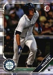 2019 Bowman Prospects Evan White #BP-31 card