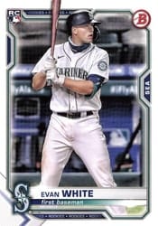 2021 Bowman Base Set Evan White #89 card