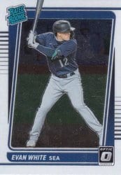 2021 Donruss Optic Base Set Evan White #60 card