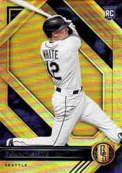 2021 Panini Chronicles Gold Standard Evan White #5 card