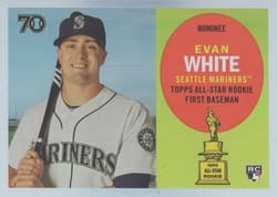 2021 Topps All-Star Rookie Cup Base Set Evan White #57 card