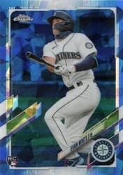 2021 Topps Chrome Sapphire Edition Base Set Evan White #151 card