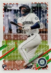 2021 Topps Holiday Base Set Evan White #HW84 card
