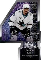 2022-23 SkyBox Metal Universe Tetrad Evander Kane #TR-14 card