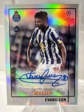 2020 Topps Merlin Chrome UEFA Champions League Autographs Evanilson #BCA-E card