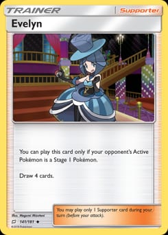 Team Up Evelyn #141 card