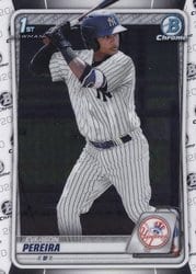 2020 Bowman Chrome Prospects Everson Pereira #BCP-51 card