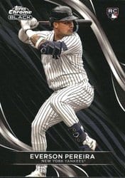 2024 Topps Chrome Black Base Set Everson Pereira #26 card