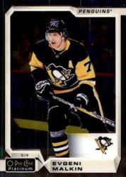 2018-19 O-Pee-Chee Platinum Base Set Evgeni Malkin #115 card