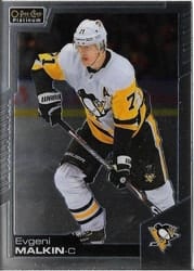 2020-21 O-Pee-Chee Platinum Base Set Evgeni Malkin #141 card