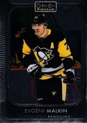 2021-22 O-Pee-Chee Platinum Base Set Evgeni Malkin #8 card