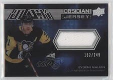 2021-22 SPx UD Black Obsidian Jersey Evgeni Malkin #OJ-EM card