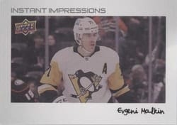 2022-23 Upper Deck Instant Impressions Evgeni Malkin #PZ-47 card