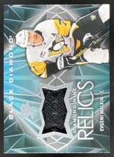 2024-25 Upper Deck Black Diamond Diamond Mine Relics Evgeni Malkin #DMR-EM card