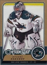 2008-09 O-Pee-Chee Base Set Evgeni Nabokov #58 card