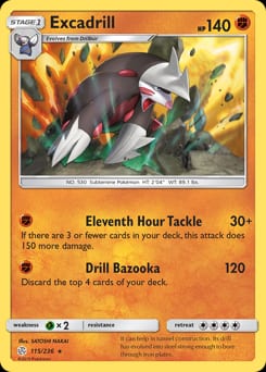 Cosmic Eclipse Excadrill #115 card