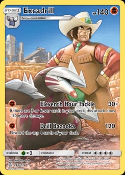 Cosmic Eclipse Excadrill #246 card