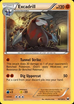 Dark Explorers Excadrill #56 card