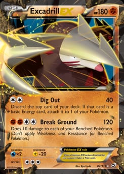 Legendary Treasures Excadrill-EX #82 card