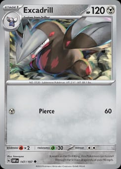 Obsidian Flames Excadrill #147 card
