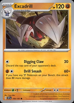 Surging Sparks Excadrill #109 card