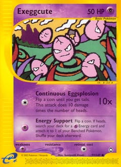 Aquapolis Exeggcute #77 card